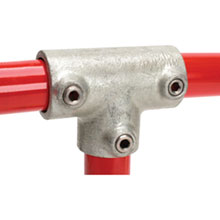 Tension Fabric Buildings - ClearSpan Building Accessories - Quick Klamp Pipe Fittings - Quik Klamp Long Tee