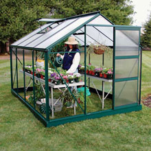 Greenhouses &amp;amp; Accessories - Small Hobby Greenhouses - Small Backyard Hobby Greenhouse