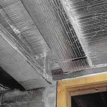 TekFoil Reflective Foil Insulation - TekFoil Foil/Bubble Bubble/Foil 4' x 25'