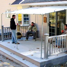  - WeatherShield Freestanding Awning 12'W x 30'L