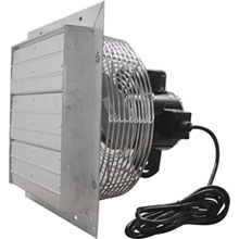 Cooling &amp;amp; Exhaust Fans - Exhaust Fans - ValuTek Direct Drive Exhaust Fan w/ Shutters 12" - 1 Speed
