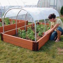 Seasonal Items - Cold Frames &amp; High Tunnels - Mini Cold Frame 4'W x 2'9"H x 8'L