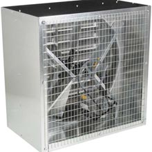 Cooling &amp;amp; Exhaust Fans - Exhaust Fans - ValuTek Box Fan with Shutters 48" Belt Drive
