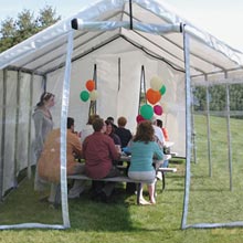 Canopies &amp; Tents - Weathershield Commercial Canopy Gable Ends