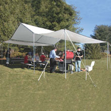 Canopies &amp; Tents - Outrigger Party Tent 17'10"W x 20'L - With One Add-On