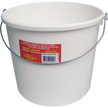 Name not found - 10 Quart Feed/Utility Pail - White