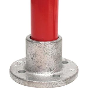 - Quik Klamp Base Flange 1" (for 1.315" OD Pipe)