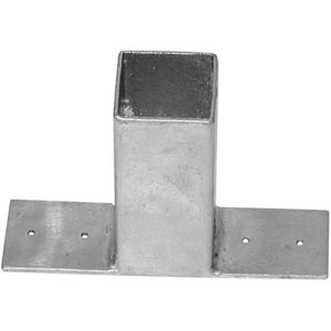  - Square Tube Fittings - 1 Way with Plate