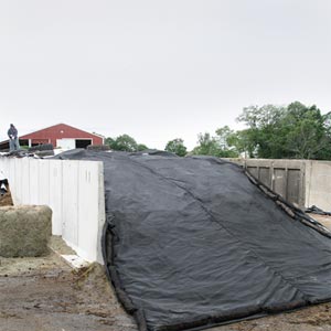 Covers &amp; Pond Liners - PolyMax&reg; Mesh Bunk Top Cover - 40'W x 25'L