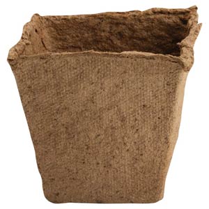 - Fertilpot Pot 3-1/2" x 3-1/2" x 3-1/2" Square