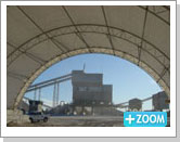ClearSpan Hercules Truss Arch Road-Salt Storage Structures - FarmTek