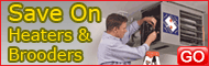 Save on Heaters and Brooders - FarmTek