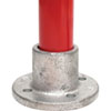 Tension Fabric Buildings - ClearSpan Building Accessories - Quick Klamp Pipe Fittings - Quik Klamp Base Flange