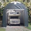 Tension Fabric Buildings - Garages &amp; Storage - ClearSpan Solarguard Round Style Storage Master Buildings