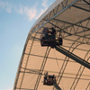Tension Fabric Buildings - ClearSpan Building Installation
