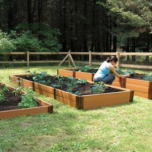 Recycled Plastic Raised Garden Bed