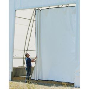 12.5 oz. Custom Tarp w/Grommets - Gray - FarmTek