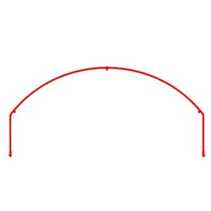 GrowSpan Straight Sided Cold Frame Rafter Kit - 28'W - FarmTek