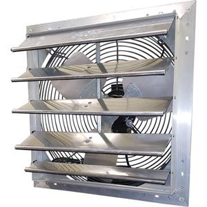 ValuTek Direct Drive Exhaust Fan w/Shutters 20