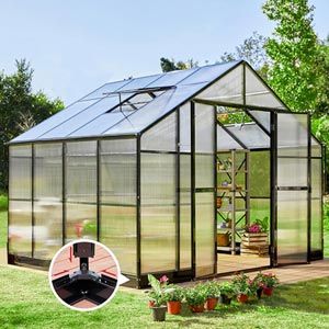 ビニールハウス Shop GrowSpan Estate Deluxe Backyard Hobbyist Greenhouse