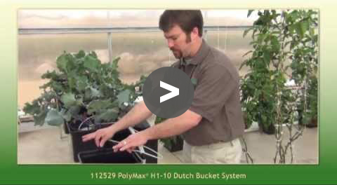 Greenhouse Tips - PolyMax H1-10 Dutch Bucket System - YouTube Video