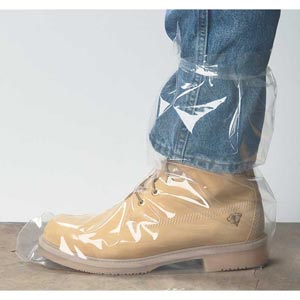 Polyethylene Boots w/Perforated Tie