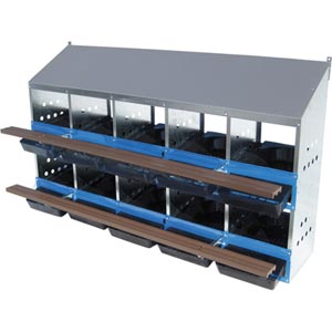 10-Hole Front Rollout Nest - 40 Hens - On Sale