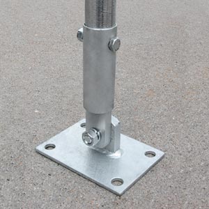 Heavy Duty Base Plates for 1.315"/1.660" OD pipe