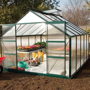 GrowSpan Estate Hobby Medium Greenhouse - 9'1&quot;W x 7'3&quot;H x 9'9&quot;L