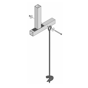 Ground Anchoring Kit for ClearSpan Carports