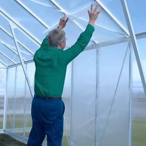 TekFoil Clear Bubble Greenhouse Insulation - 6' Wide
