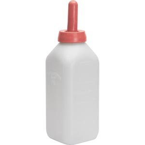 Calf Milk Feeder Bottle with Nipple 2L Calf Nursing Bottle Set w/ Nipple 