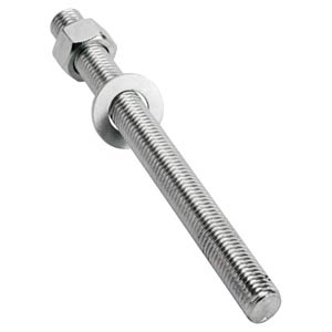  - Full Threaded Studs with Hex Nut and Washer
