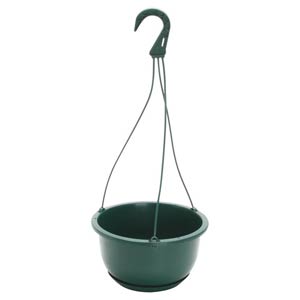 27,8X27,8X15,9 cm Leaf 5.8 litros elho Green Basics Hanging Basket Jardinera Verde