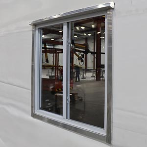 Window Kit for Fabric Buildings - 48&quot; x 48&quot; Concrete