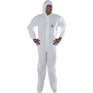  - DEFENDER™ Disposable Coveralls w/Elastic Wrists & Ankles, Hood and Boots