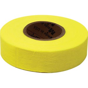 Biodegradable Flagging Tape - Yellow