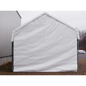 WeatherShield Portable White Canopy 10'W Gable End