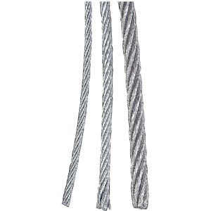 Galvanized Aircraft Cable 1/4" (7x19) - By the Foot