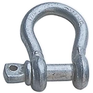 Screw Pin Anchor Shackle 1/4" Bow