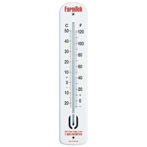 WALL THERMOMETER OFFICE HOME GARDEN INDOOR OUTDOOR MULTIPURPOSE GREENHOUSE 
