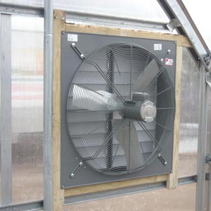 Exhaust Fan with Plastic Louver Shutter - 30"