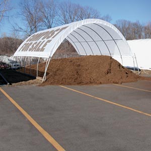 ClearSpan Manure/Compost Building 26'W x 12'H x 40'L