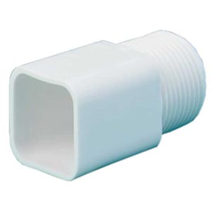 Square PVC Water Pipe Adapter
