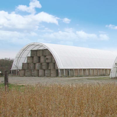 ClearSpan Truss Arch Hay Storage Buildings
