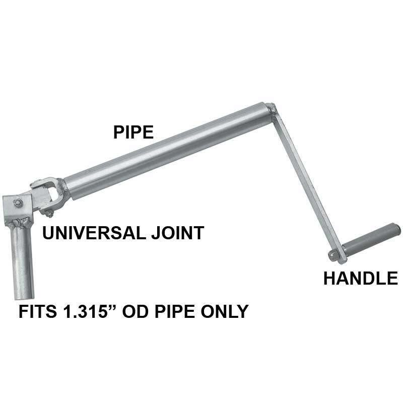 Hand Crank Assembly 36" FarmTek