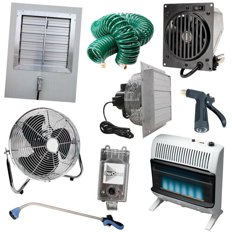 Extra Large Greenhouse Equipment Kit Propane FarmTek