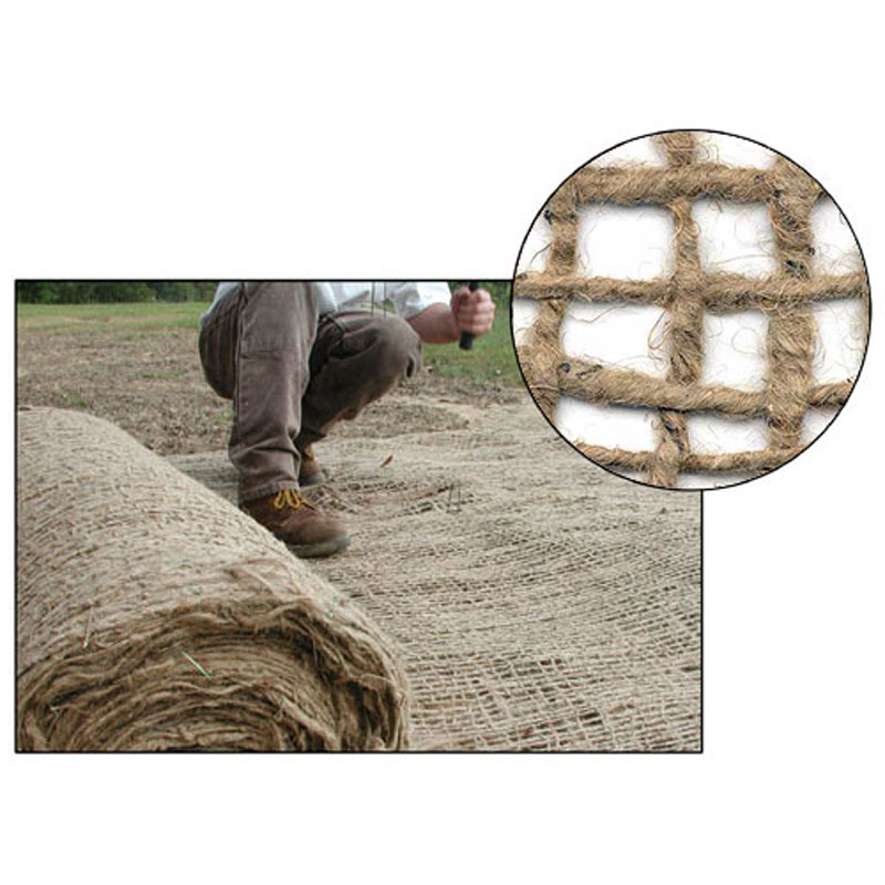 Jute Erosion Control Matting 4'W x 225'L FarmTek