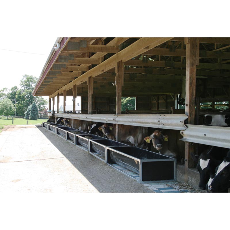 Stay Clean Standard Brute Feed Bunk 27"W x 18"H x 16'L FarmTek