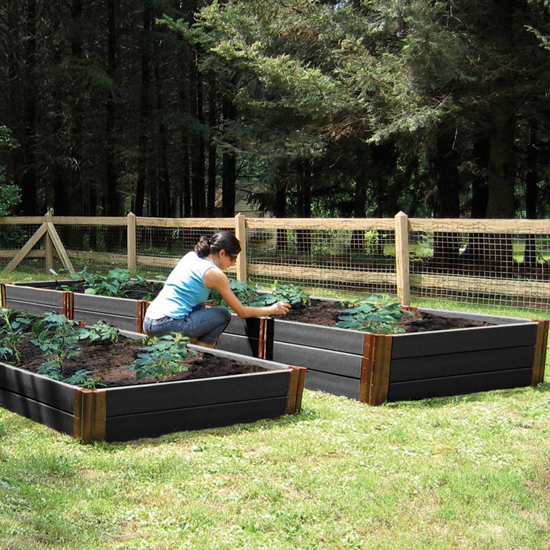 Recycled Plastic Lumber 1" x 3" x 8' Black FarmTek